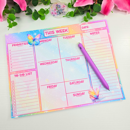 Butterfly Dreams Weekly Planner | 8.5x11